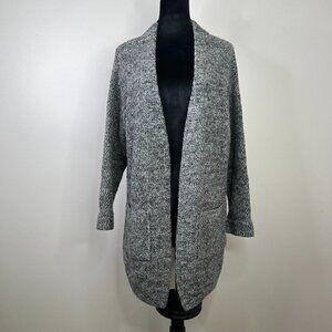 ASTR The Label Wool Blend Longline Open Front Cardigan
